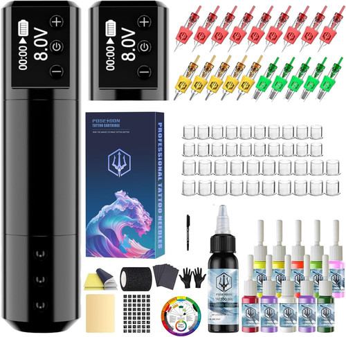 Poseidon cordless tattoo - cordless,
