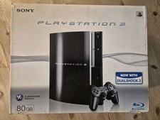 Sony PlayStation 3 PS3 Console boxed 80GB + 500GB Uncharted, Akham City & Farcry