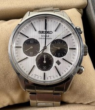 Seiko Solar Chronograph Panda