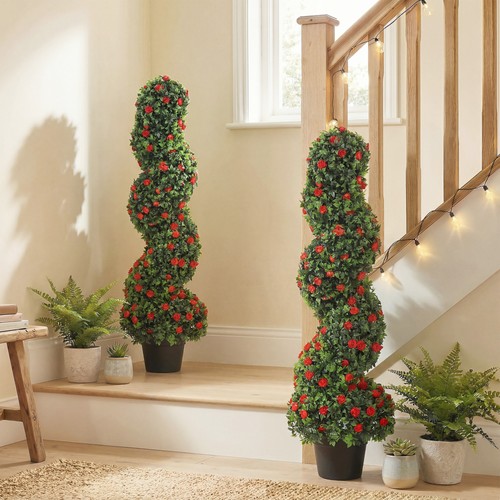 Artificial rose topiary - topiary, tree