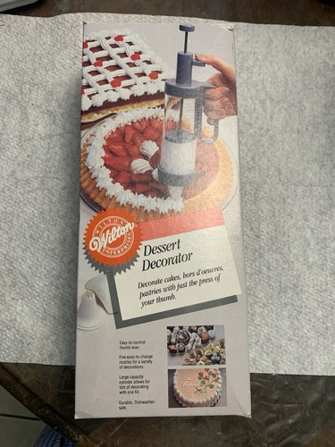 1989 wilton dessert decorator - wilton,