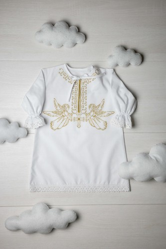 Baby girl white gold angel - baby,