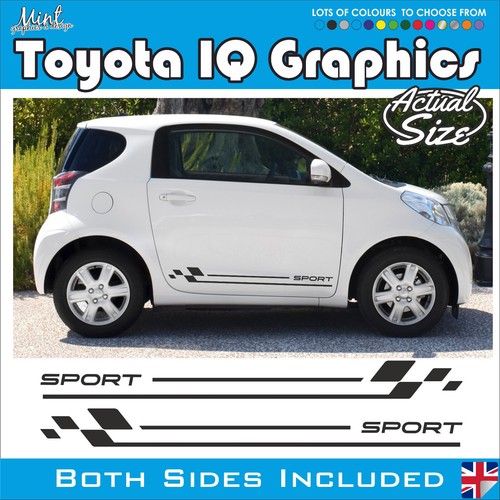 Toyota cygnet side stripes - toyota, iq