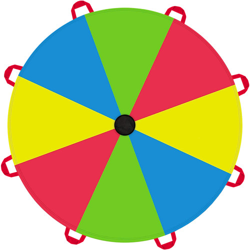 Kids play parachute - kids,