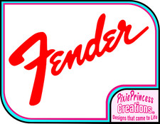 Fender Guitar Bass Logo A