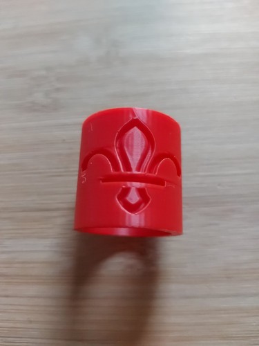 Scouting plastic red fleur - scouting,