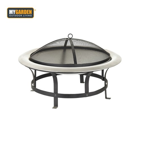 Folding steel fire pit - folding,