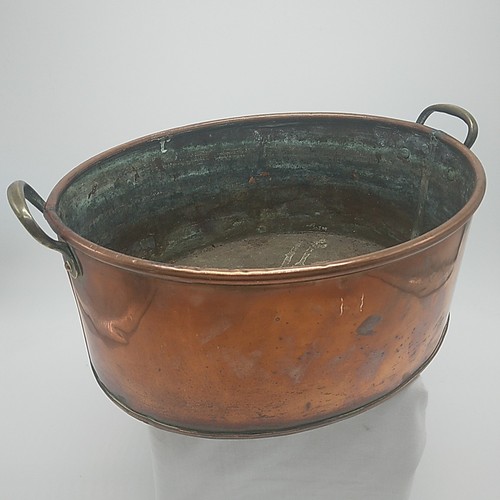 Vintage copper oval shaped - shaped, 12"