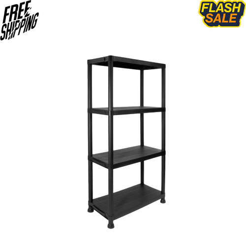 Shelf plastic storage rack - 4,