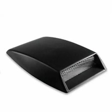 Air Flow Intake Turbo Bonnet Hood Scoop Vent Cover Black Auto Car Decorative