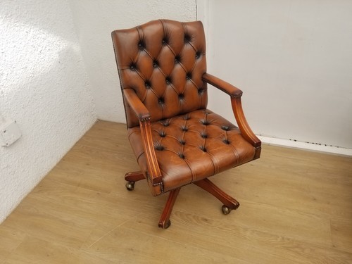 Vintage brown leather - brown,