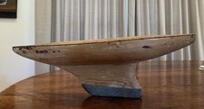 Vintage Wooden Pond Yacht Hull