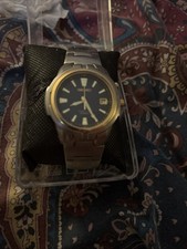 Seiko 5M62-0C10 Kinetic Watch - Titanium WR 100M 