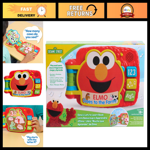 Elmo lots learn 25 - elmo's, 6.25"