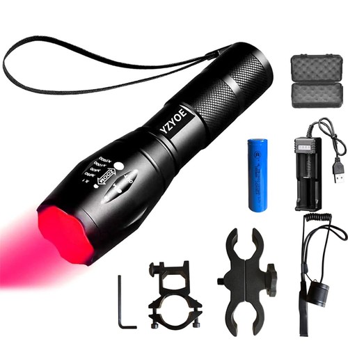 Rechargeable red light zoom