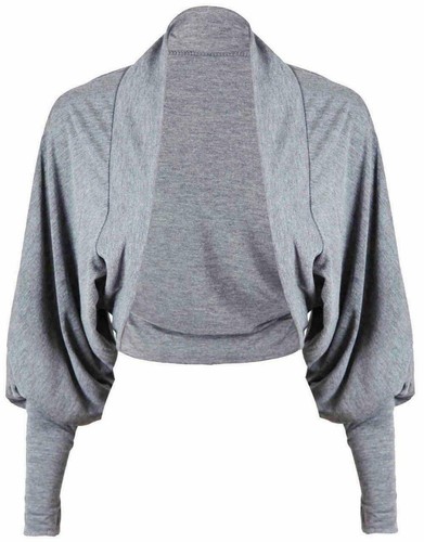 New ladies batwing shrug long - new,