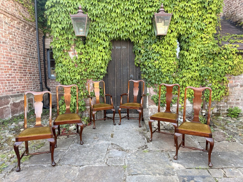 English antique mahogany queen - english,