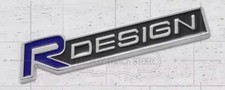 Volvo design blue silver - r,