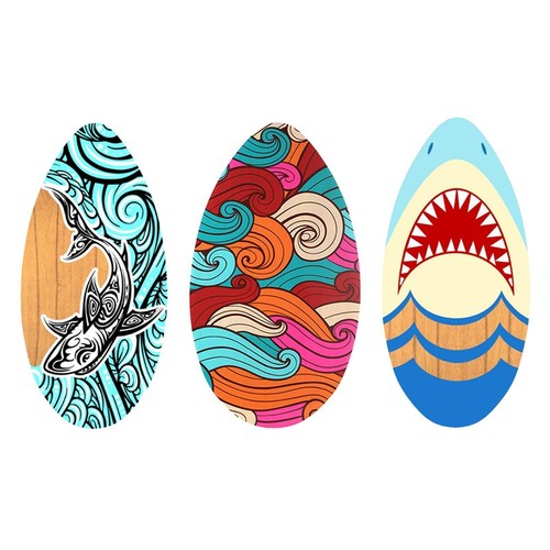 Wooden skimboard small - wooden, skimboard,