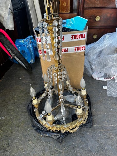 Antique french style brass and - brass,