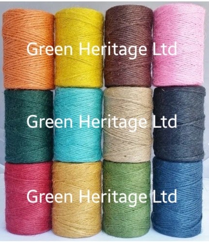 500m ply coloured jute - 1m-500m, 3