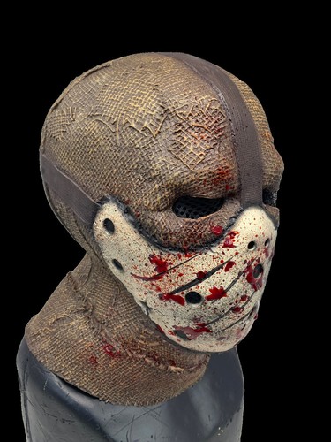 Scarecrow mask burlap - mask,