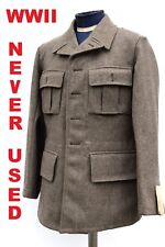 Vintage Swedish Army Fitted Wool Coat / Jacket / Tunic WWII M39. NEW, 1940