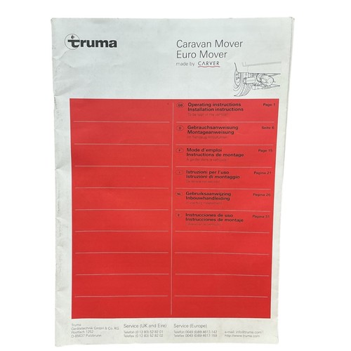 Truma caravan mover - truma, euro