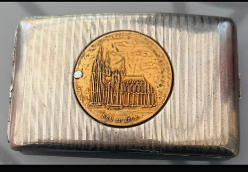 Metal pocket cigarette case - pocket,