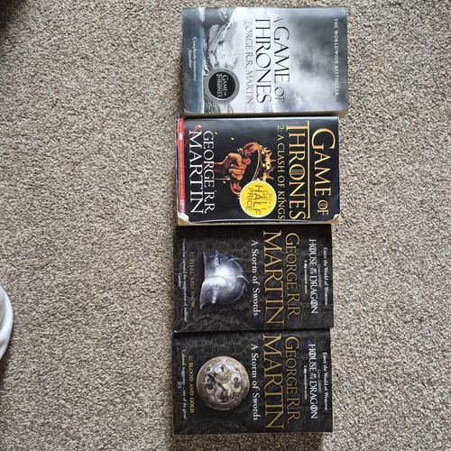 Game thrones book set x4 - thrones,