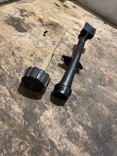 Oil dip stick & filler funnel from a Yamaha YLM 342 petrol lawn mower (159)