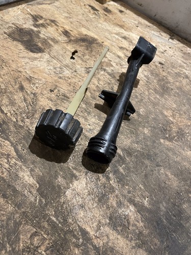 Oil dip stick - &, filler