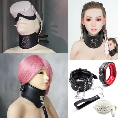 Bondage leather neck - bondage,