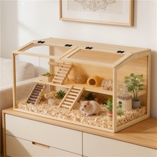 Large Wooden Hamster Cage Tank