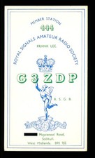 QSL Card Radio UK G3ZDP 1986