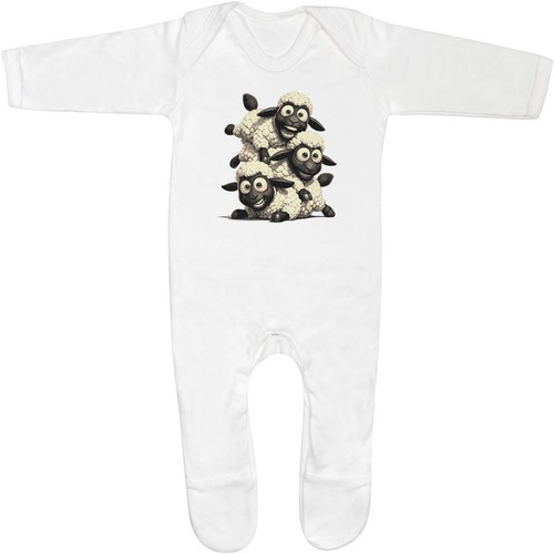 Crazy sheep pile baby - sheep,