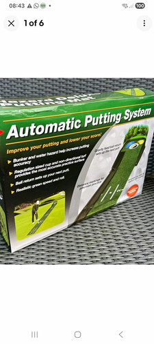Automatic golf putting mat - automatic,