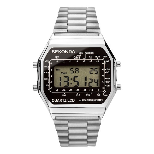 Sekonda gents silver tone - gents, silver-tone