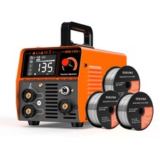 135A MIG Welder 240V 3 IN 1 MIG/ARC/Lift TIG &Welding Wire 0.8/0.9/1.0mm 3 Packs