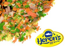 HERONS 1kg Premium Pond Flakes KOI CARP GOLDFISH ORFE COLDWATER POND FISH FOOD