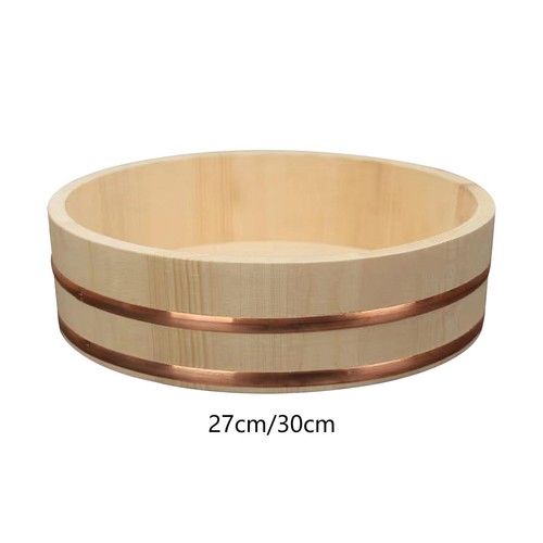 Wooden sushi rice bowl - sushi,