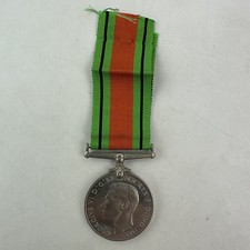 Second World War 1939-1945 Defence Medal And Ribbon