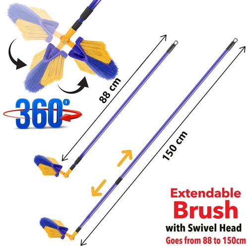 Telescopic floor sweeper - telescopic,