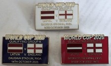 World Cup 2026 ~ Latvia v England ~ Match Day Badge