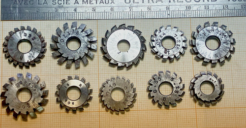 Lot milling cutters - of, 10