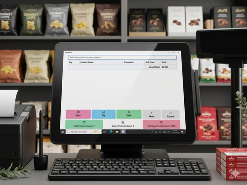 Complete retail epos till - retail,
