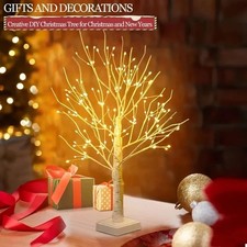 LED Twig Birch Table Tree Light Up Branch Lights Desktop Dinner Lamp Warm