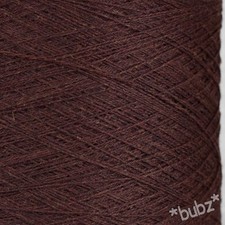 BRITISH SOFT PURE LAMBSWOOL 2 3 PLY 400g CONE KNITTING WOOL YARN FOX RED BROWN
