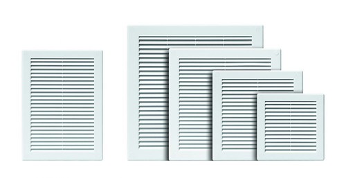 White air vent grille flat - grille,