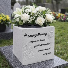 Memorial Grave Flower Pot Vase